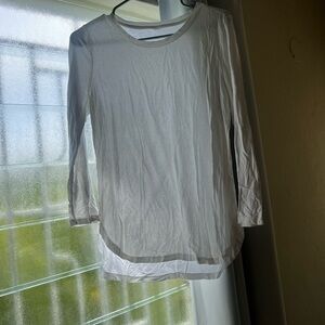 Classic White Long Sleeve Top
